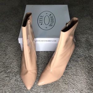 Steve Madden Wagner Blush/Nude Stiletto Bootie